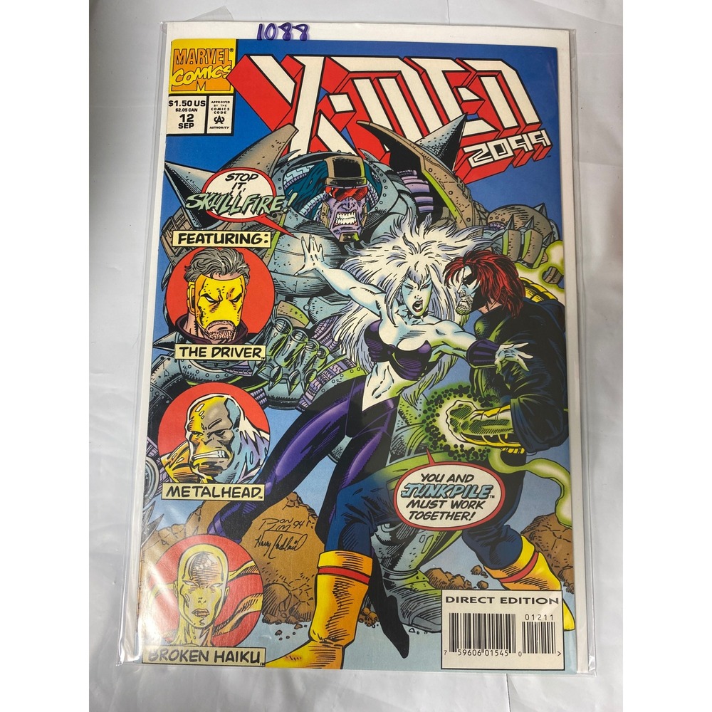 Marvel Comics X-Men 2099 Issue 12 Sep 1994 Ron Lim‎ Cover Art Modern Age Comic